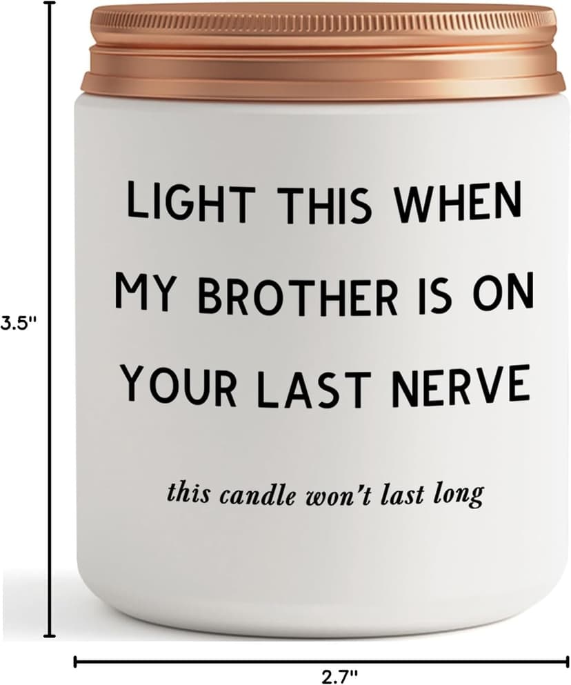 Funny Sister in Law Gifts for Best Sister-in-Law Birthday Gift Ideas - Mother's Day Christmas Wedding Gifts for Future Sister-in-Law Lavender Candle