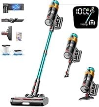 Cordless Vacuum Cleaner, 600W 50KPA 70Mins Vacuum Cleaners for Home, Stick Vacuum with Charging Dock Station, Anti-tangle Wireless Vacumm, Rechargeable Cordless Vacuum for Pet Hair/Carpet/Hard Floor