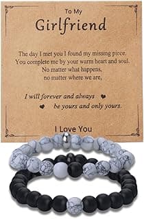 Matching Bracelet for Couples Anniversary Birthday Gifts for Husband Boyfriend Girlfriend Christmas Gifts for Women Men