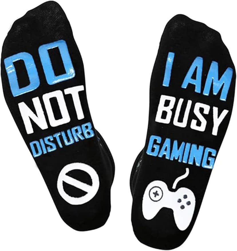 Stocking Stuffers For Men Teens-Christmas Essentials White Elephant Gifts Funny Christmas Stockings Gaming Socks