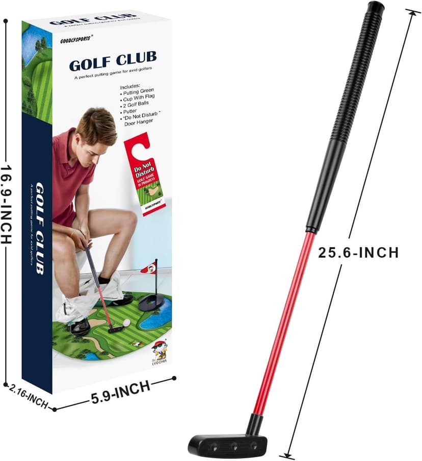 Toilet Golf, Toilet Golf Game Mini Golf - Gag Gifts for Men - Funny Dad Gifts, Funny Gifts for Men Boyfriend Brother, White Elephant Gifts for Adults