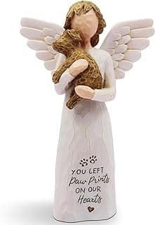 Dog Memorial Gifts for Loss of Dog Sympathy Gift - Pet Memorial Gifts for Dogs, Dogs Mom Gifts for Women, Friendship, Golden Retriever Gifts, Sculpted Hand-Painted Figure