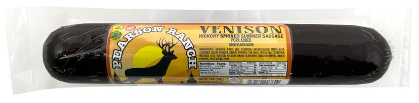 PEARSON RANCH Exotic Meats Ammo Can Gift Set Includes Elk, Buffalo and Venison Summer Sausage and 2 Blocks of Cheese, Cheese and Sausage Box (5 Items Total Inside The Ammo Can)