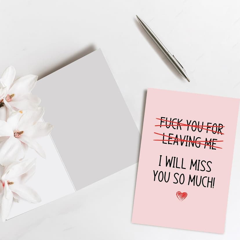 Spercy Coworker Leaving Card, Friend Moving Card, Going Away Gift for Colleague, Farewell Gifts for Work Bestie