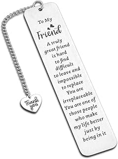 Bookmark Gifts for Best Friend Friendship Gift for Women Christmas Stocking Stuffers Friends Sentimental Gifts for Friend Best Friend Birthday Graduation Gifts for Women Female Friend Gift Ideas
