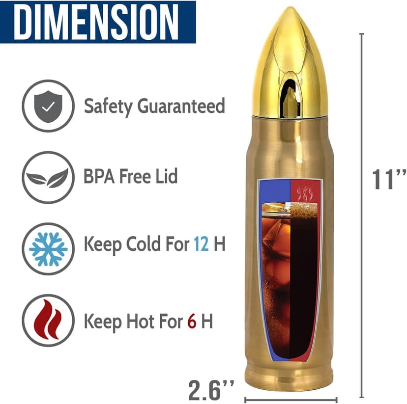 Gifts for Dad – Fathers Day, Birthday Gift, Best Dad Ever Gift for Fathers Day, 17oz American Flag Tumbler, Thoughtful Present from Daughter, Son, for Husband from Wife