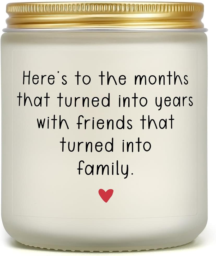 Friendship Gifts for Women Birthday, 50th 60th 70th 1955 Best Friend Birthday Gifts for Friends Female, Candles for Friends, Unique Thank You Gift to Friend Male Bestie BFF Coworker Woman Men Her Him