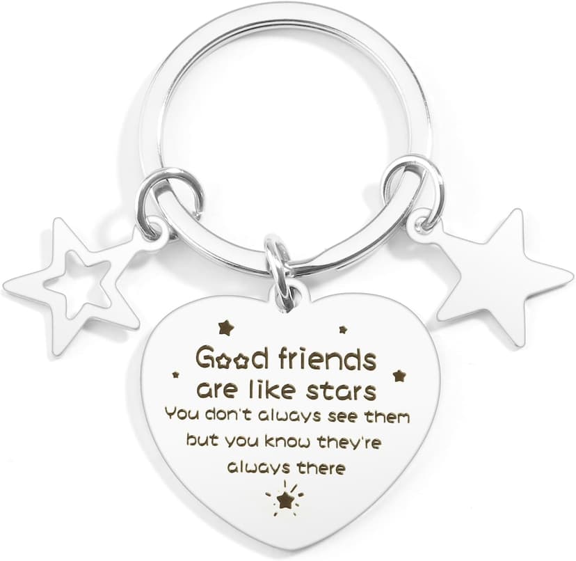Best Gifts for Friends Colleagues Brothers Sisters Friend Keychain Friend Gift Ideas Valentines Christmas Day Gifts