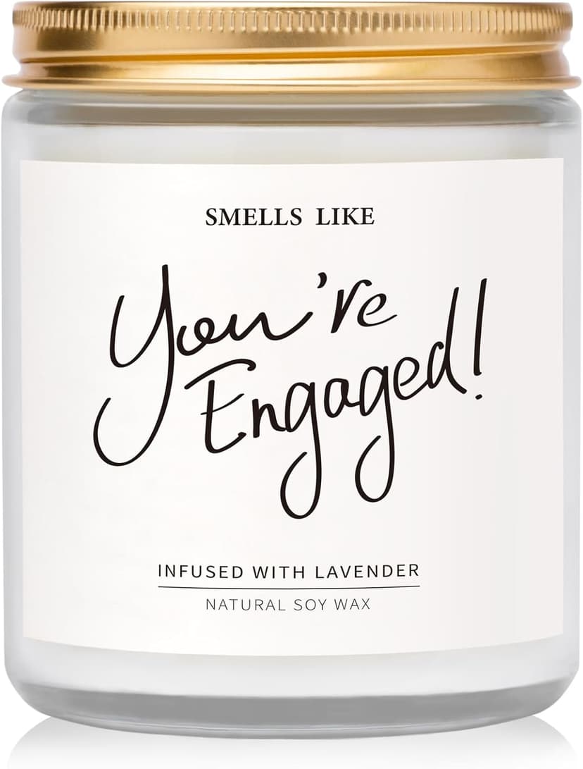 Engagement Gifts for Couples - Lavender Scented Candles, Gift for Newly Engaged Couples, Engagement Gifts for Her, Women, Best Engaged Gift