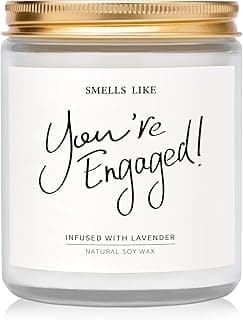 Engagement Gifts for Couples - Lavender Scented Candles, Gift for Newly Engaged Couples, Engagement Gifts for Her, Women, Best Engaged Gift