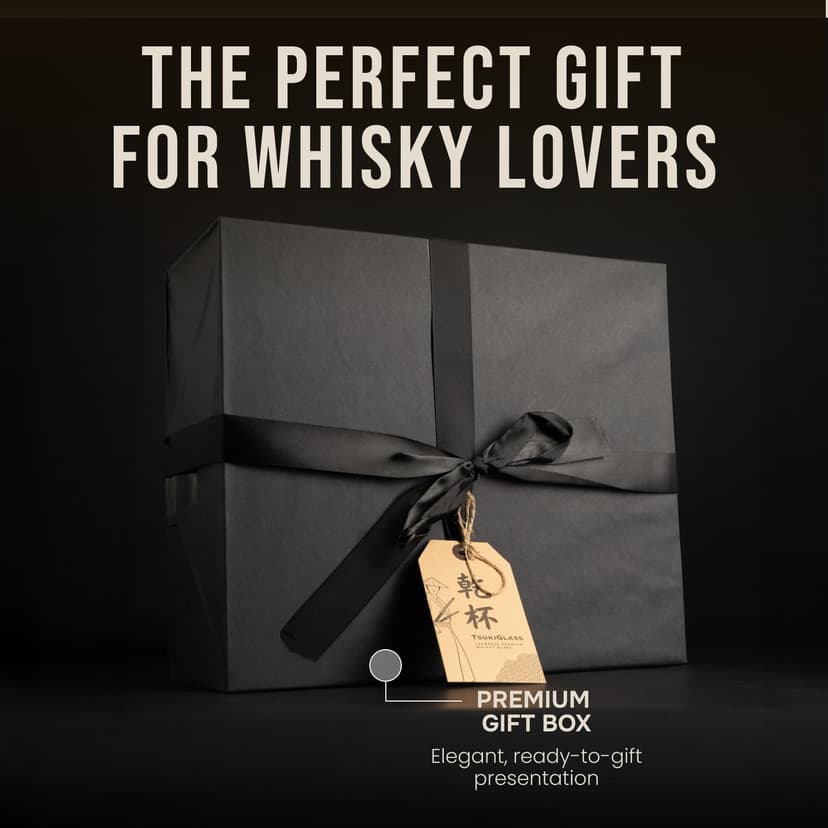 Storm Japanese Crystal Whisky Decanter – 100% Ultra Clarity Lead-Free Crystal – 750ml Elegant Liquor Carafe for Whiskey, Scotch, Bourbon & Spirits