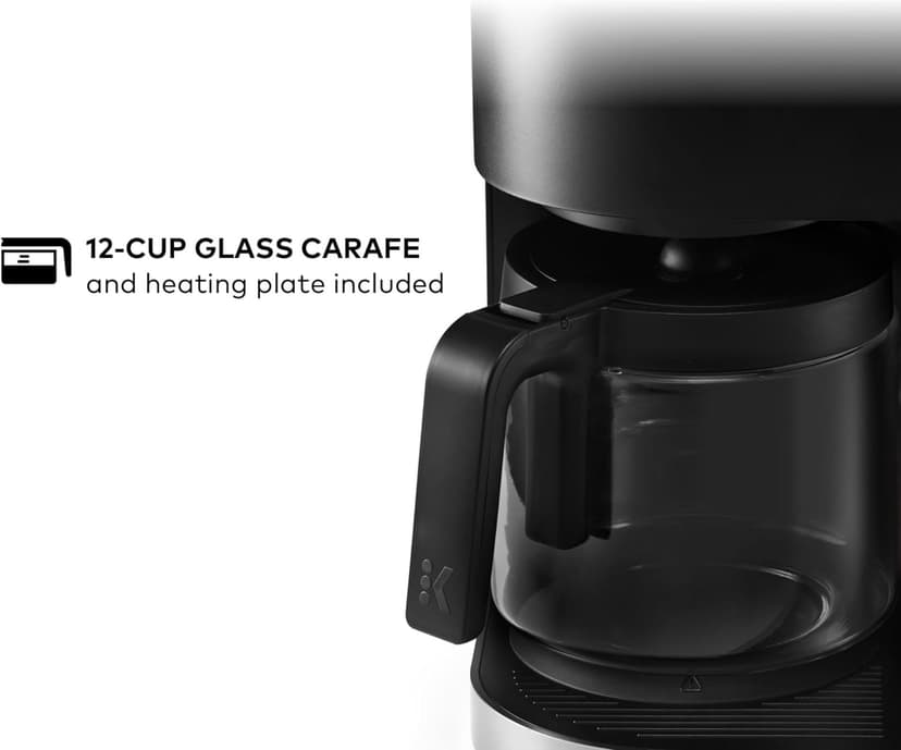 Keurig K-Duo Single Serve K-Cup Pod & Carafe Coffee Maker, with Multiple Brew Sizes, 60oz Removable Reservoir, Programmable Auto Brew Carafe, (Gen 1), Black