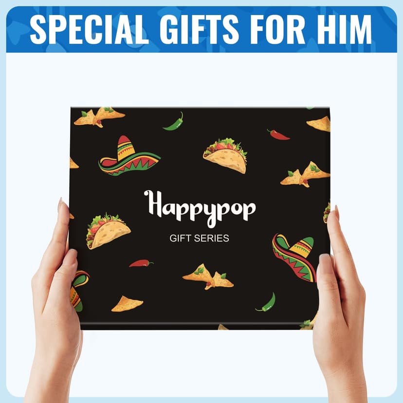 HAPPYPOP Novelty Family Gifts - Gifts for Son Uncle Brother Papa Grandson Nephew, Funny Socks for Him