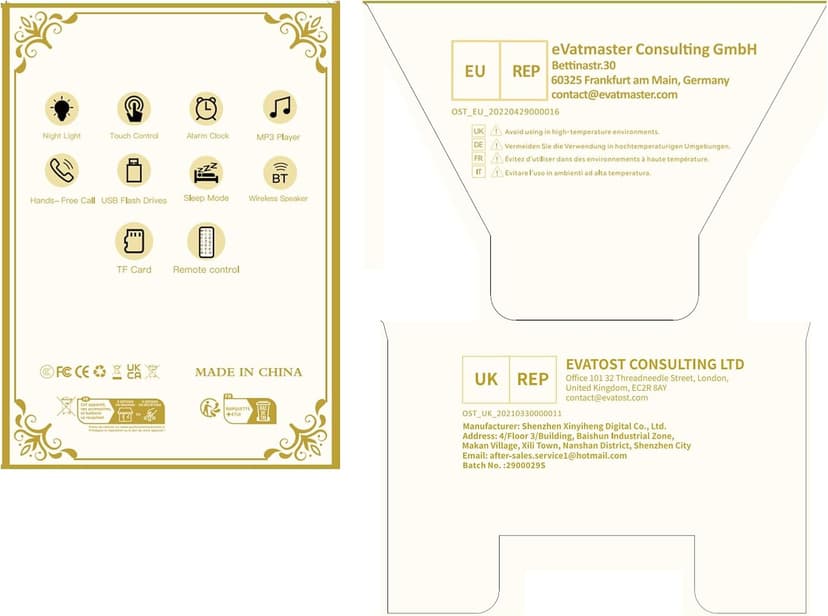 Alarm Clock Bluetooth Speaker, Night Light White Noise Machine Touch Bedside Lamp with Alarm Clock for Kids Multi-Color Changing Night Light Xmas Gifts for Teenage Girls Boys Women Teen Girl Gifts