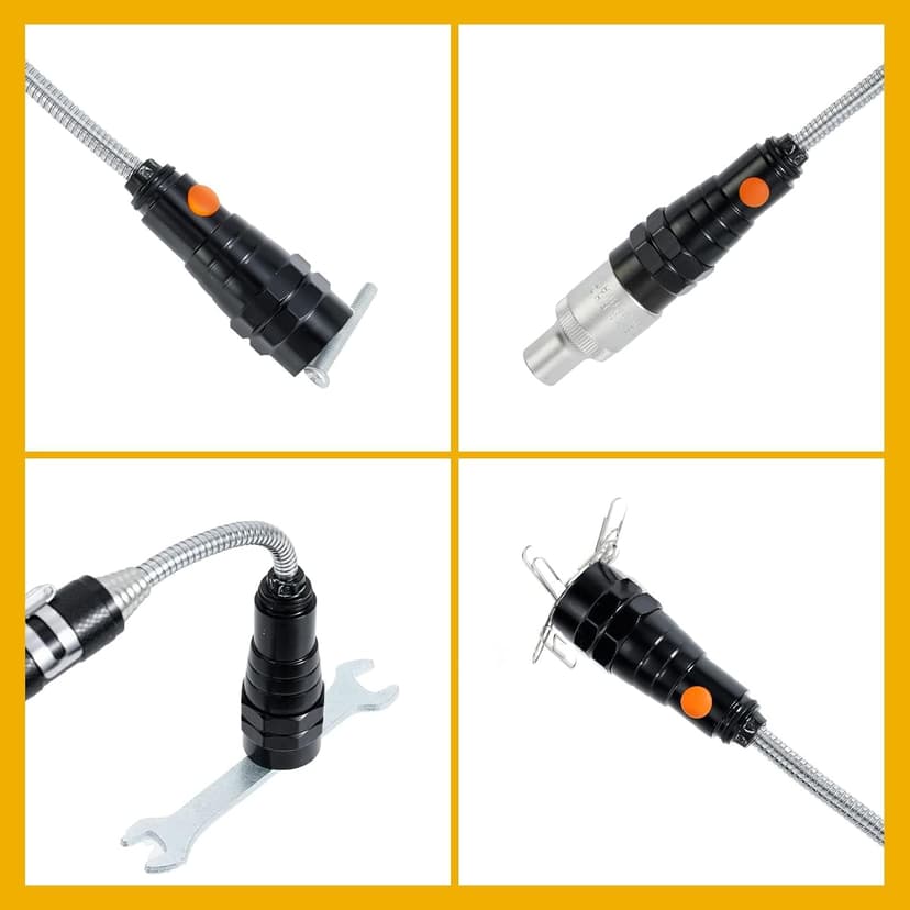 Magnetic Pickup Tool, Gifts for Men, Telescoping Magnet Flashlight, Gifts Idea & Stocking Stuffers for Men, Teen Boys, Mechanic, Boyfriend, Christmas Gifts for Dad, Husband, Father, Black