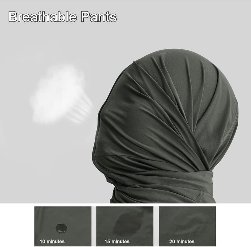 Gash Hao Mens Hiking Convertible Pants Outdoor Waterproof Quick Dry Zip Off Lightweight Fishing Pants