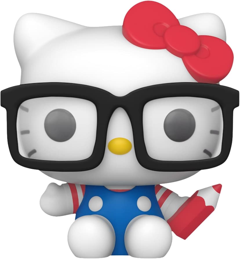 Funko POP! Sanrio: Hello Kitty - Hello Kitty Nerd - Collectable Vinyl Figure - Gift Idea - Official Merchandise - for Kids & Adults - Anime Fans - Model Figure for Collectors and Display