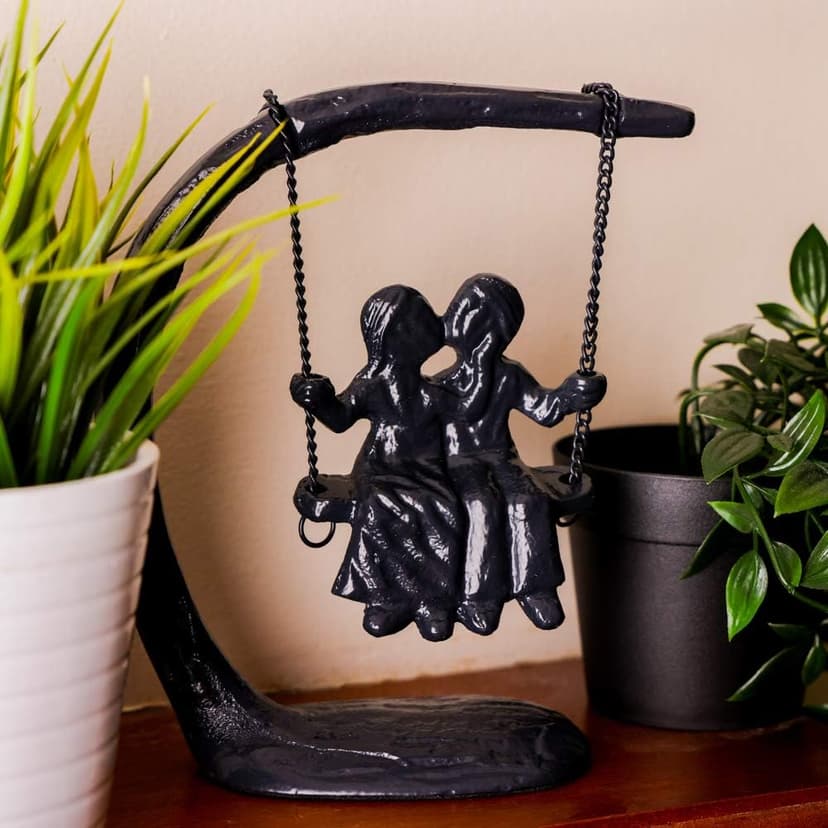 for Couple, Iron Anniversary, Marriage, Gift for Wife, Cool Engagement Gift, Wedding Anniversary Sculpture 7.5"x7"x3". Expresses Passion and Love. Gift Wrap Available