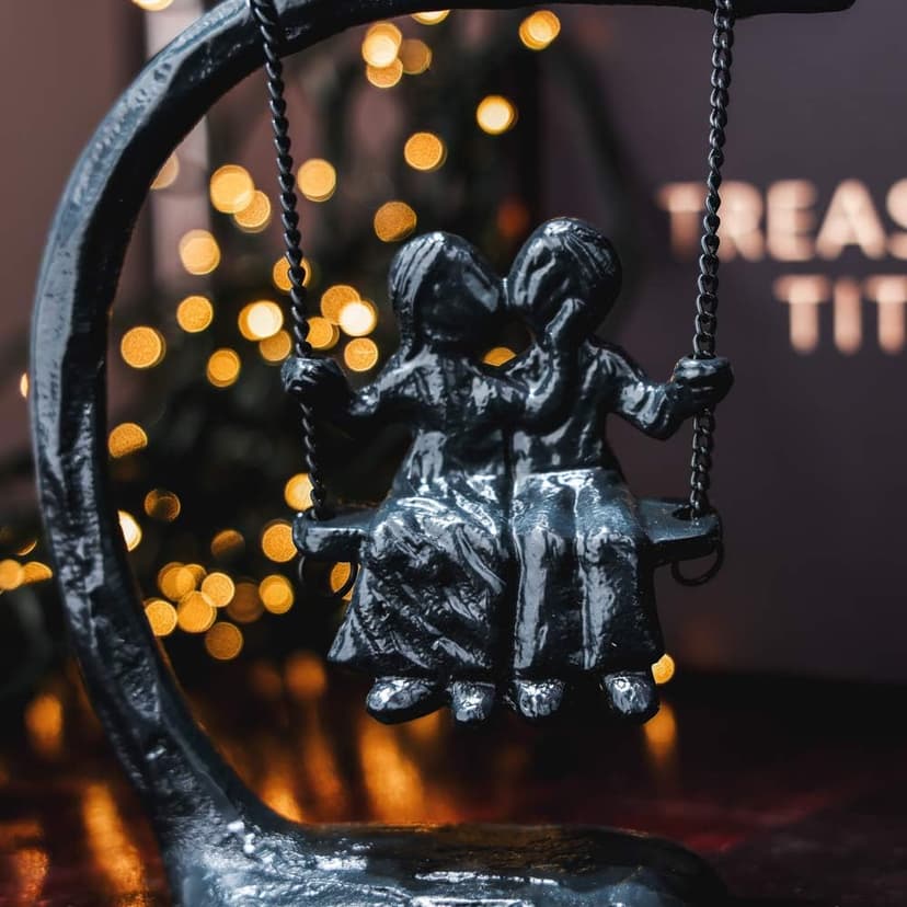 for Couple, Iron Anniversary, Marriage, Gift for Wife, Cool Engagement Gift, Wedding Anniversary Sculpture 7.5"x7"x3". Expresses Passion and Love. Gift Wrap Available