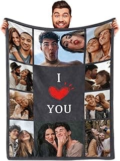 Ships Next Day, Custom Photo Blanket I Love You Girlfriend Boyfriend Gifts, Personalized Blankets Couples Gifts Christmas Blankets Women Gifts
