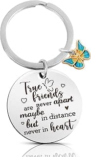 Ouligay Best Friend Keychain Friendship Gifts for Women Bestfriend Birthday Gifts for Women Bff Bestie Long Distance Friendship Best Friend Graduation Coworker Leaving Going Away Goodbye Farewell Gift