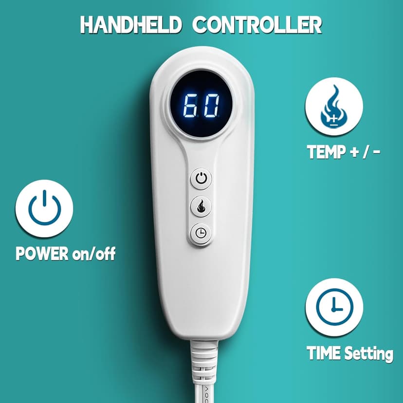 Neck Shoulder Heating Pad Gift for Back Pain Relief, Electric Weighted Heat Pads for Cramps, Leg and Foot, Gifts for Christmas, Mothers Day, Fathers Day, Birthday, Women, Men, Mom, Dad