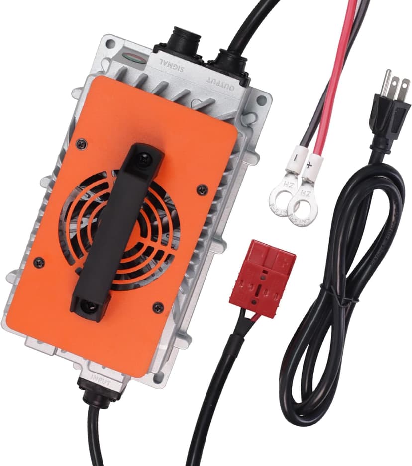 CHINS 48V Lithium Golf Cart Battery, 48 Volt 100Ah LiFePO4 Battery, Built-in Bluetooth 200A BMS, Includes 48V 18A Charger, Monitor, Perfect for Golf Carts