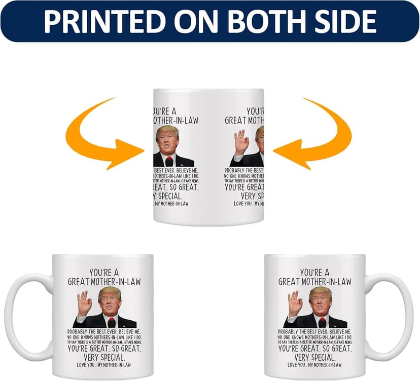 Aurahouse Funny Mother-in-law Mug - 11 Oz, Great Mother-in-law Gift for Birthday, Mother's Day, Christmas