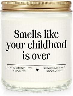 Niyewsor 18th Birthday Gifts for Girls Boys, Eighteen Birthday Candle, 2007 18th Birthday Decorations for Girls Boys, 18 21 Year Old Bday Gifts for Daughter, Son, Sister, Niece, Handmade, 7oz