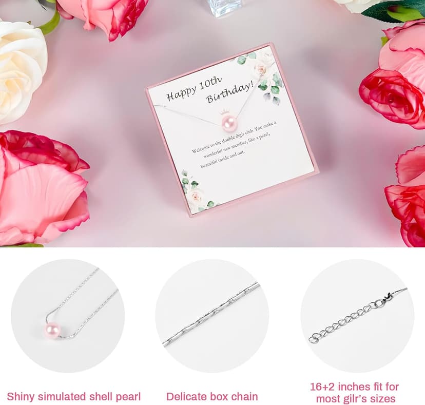 Gifts for 10 Year Old Girl, 10 Year Old Girl Birthday Gifts, 10th Birthday Gift for Girls Ideas for Daughter, Sister, Niece, Granddaughter, Popular Double Digits Birthday Gift for Teen Girls