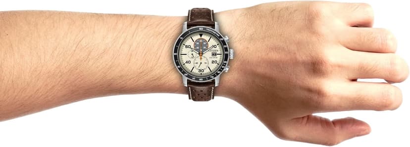 Citizen Men's Eco-Drive Weekender Brycen Chronograph Watch Stainless Steel Case