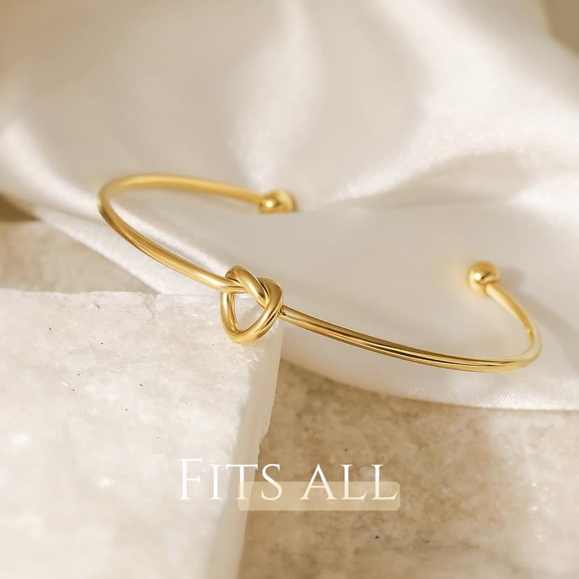 Best Friend Gifts for Women - Forever Love Knot Friendship Bracelets, Friendship Gifts for Women, Gifts for Best Friend Woman, Best Friend Birthday Gifts, Adjustable Bracelet for Christmas