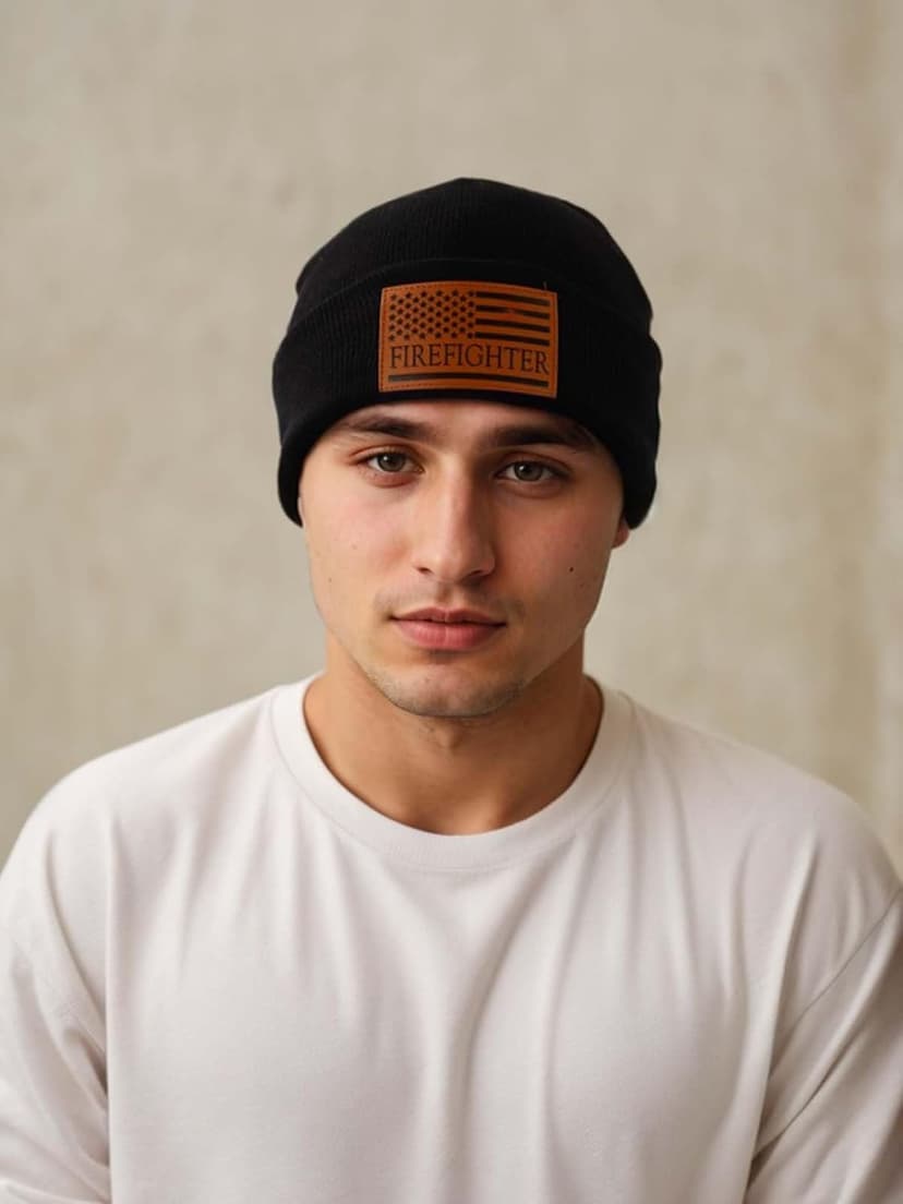 Firefighter Electrician Welder Beanie Hat Gifts for Men Dad Husband Birthday Students Graduation Gifts Accessories Gear Stuff