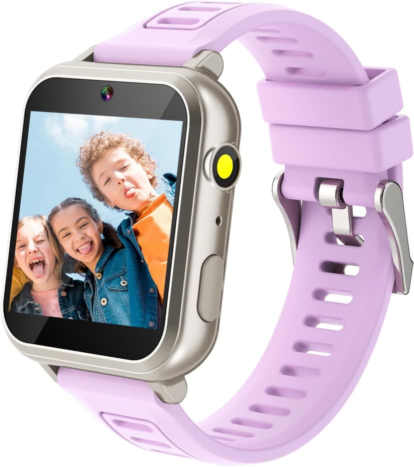 Kids Smart Watches Girls Gift for Girls Age 6-12, 24 Puzzle Games HD Touch Screen Kids Watch with Video Camera Music Player Pedometer Flashlight 12/24 hr Toys for 7 8 9 10 11 12 Year Old Girl Boys