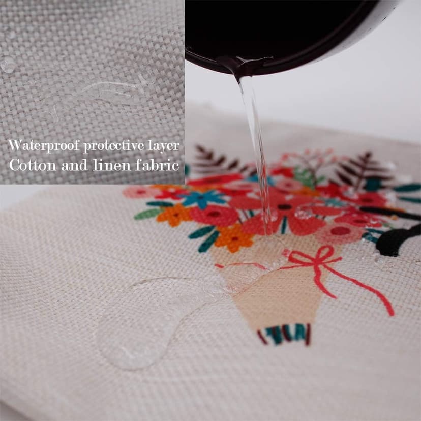 Blue Leaves 50th Birthday Gifts for Women - 1975 Birthday Gifts for Women, 50 Years Old Birthday Gifts Makeup Bag for Mom, Wife, Friend, Sister, Her, Colleague, Coworker(Makeup bag-50th Unicorn)