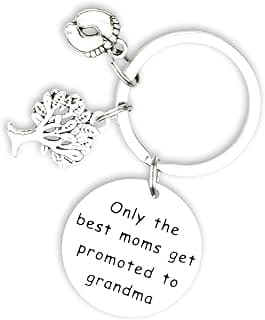 Kivosliviz New Grandma Gift Keychain Grandmother Announcement Gift First Time Grandma Gifts Key Chain