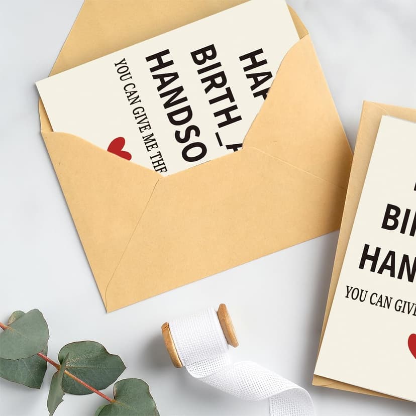 Gifts for Him | Funny Birthday Card & Gifts for Men Husband Boyfriend Him, Happy Bday Card