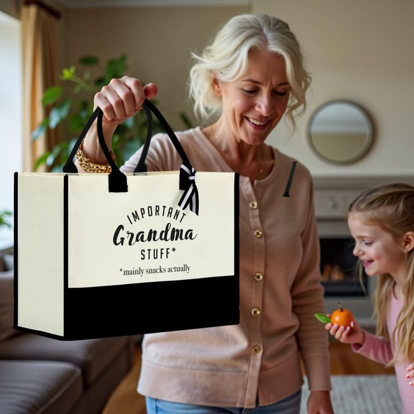 FORBIDDEN PAPER Gifts Tote Bag Important Stuff Tote Gift Gifts Birthday for Shopping Bag Grocery Bag Utility Tote