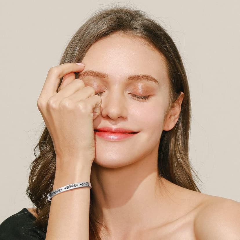 TONY & SANDY Cuff Bracelets for Women Teen Girls Best Friend Sister Mom Daughter Granddaughter Cousin Personalized Birthday Mother's Day Christmas Easter Gifts for Teens Girls Women Jewelry