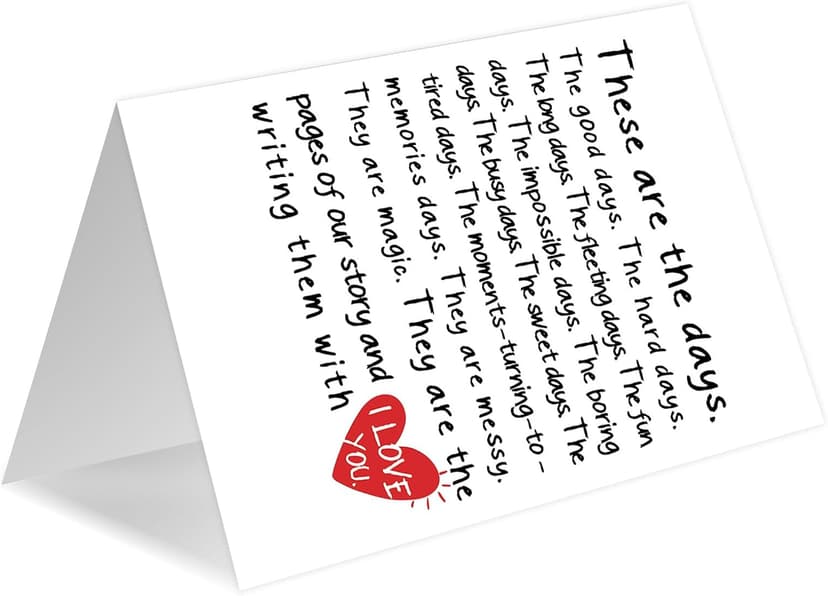 Anniversary Card & Gifts for Men, Women, Husband, Wife, Couple, Him, Her, Boyfriend or Girlfriend, Happy Wedding Anniversary Card & Gifts for Wife or Husband