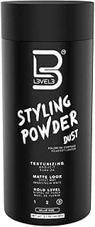 L3 Level 3 Styling Powder - Natural Look Mens Powder - Easy to Apply with No Oil or Greasy Residue