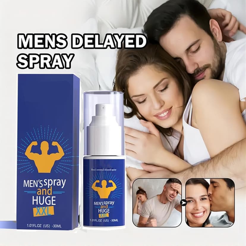 Men's Best External Delay Spray for Long Last | Delayed Sprayer for Man Heavy Duty | Travel Stud Size Enhancer Spray