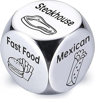 Stocking Stuffers for Adults Men Women White Elephant Gifts for Couples Funny Date Night Food Dice Anniversary Valentine's Day Birthday Gifts for Men Women Him Her