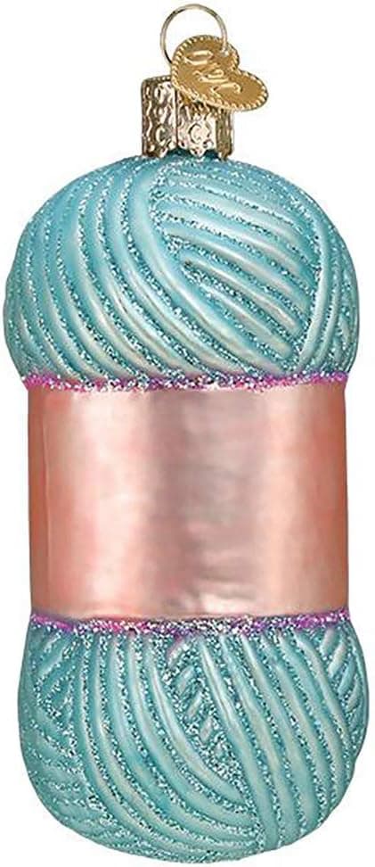 Old World Christmas Crochet Glass Blown Ornaments for Christmas Tree