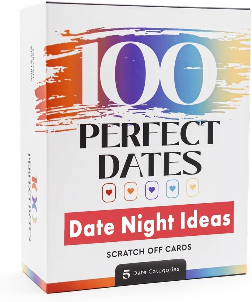 100 Date Night Ideas Scratch-Off Cards: Fun & Romantic Game for Couples | Special Anniversary Surprise for Him, Her, Boyfriend, Girlfriend, Wife, or Husband | 5 Categories for Relationship Building!