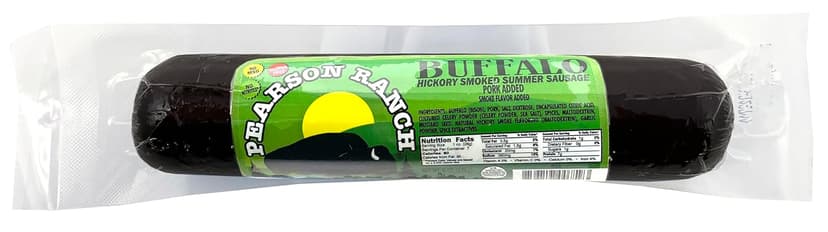 PEARSON RANCH Exotic Meats Ammo Can Gift Set Includes Elk, Buffalo and Venison Summer Sausage and 2 Blocks of Cheese, Cheese and Sausage Box (5 Items Total Inside The Ammo Can)