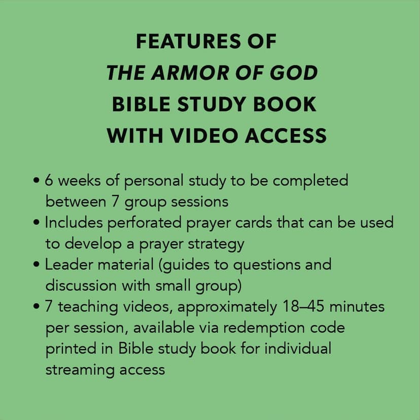 The Armor of God - Bible Study for Women with Video Access