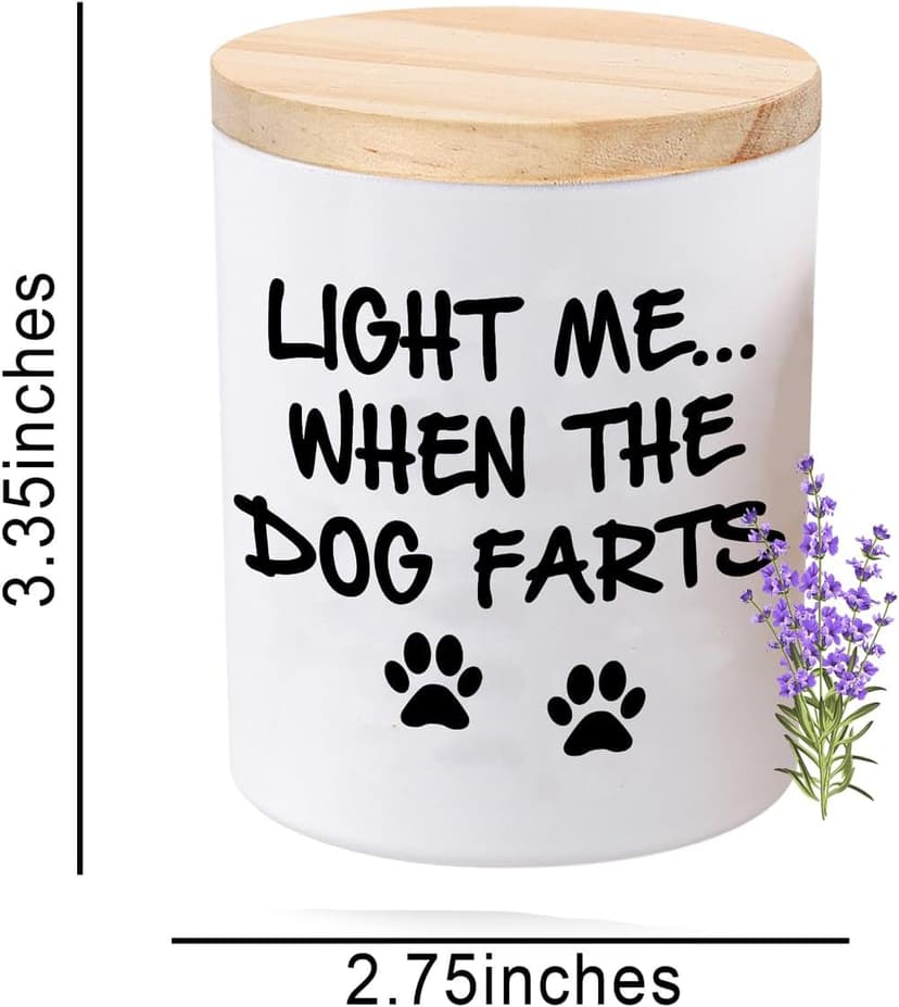 BFJLIFE Funny Gifts for Women Unique Dog Mom Dog Lovers Mothers Day Christmas Birthday Gifts for Her Girlfriend Sister Bestie Best Friend Wife Stocking Stuffers for Women Lavender Scented Soy Candles