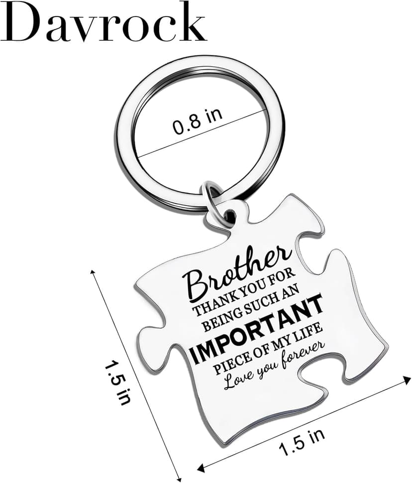 Gifts for Brother Adult Brother Keychain Gifts from Sister Big Brother Birthday Gifts For Brothers from Sisters Gift