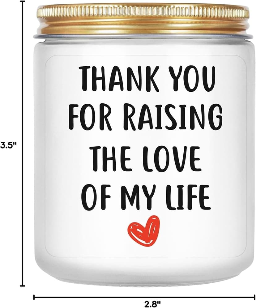 Best Christmas Gifts for Mother in Law Gifts from Daughter Son in Laws - Birthday Gift for Boyfriends Mom, Future Mother in Law Gift Wedding, Lavender and Eucalyptus Scented Candle